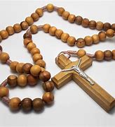 Image result for Olive Wood Rosary Beads
