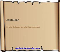 Image result for cantalear