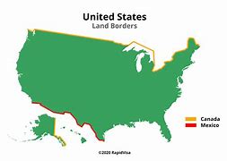 Image result for United States Map with Borders