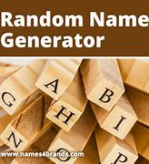 Image result for Random Name Generator