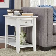 Image result for Small White Side Table