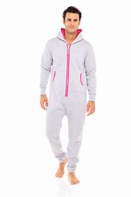 Image result for Men's Onesie Footed Pajamas
