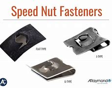Image result for Flat Speed Nut Fasteners