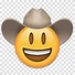 Image result for Cowboy Hat Grin Emoji
