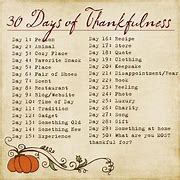Image result for 30 Days of Thankful Meme