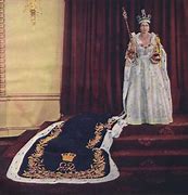 Image result for Queen Elizabeth Coronation Robe