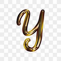 Image result for Y Gold Letter Cursive