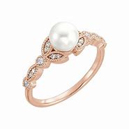 Image result for Rose Gold Pearl Ring