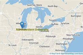 Image result for Northwestern University Location On Map
