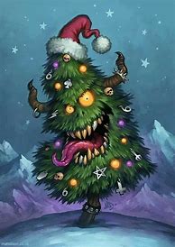 Image result for Christmas Horror Art