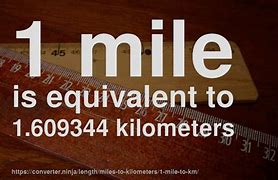 Image result for 1 Mile Km