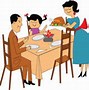 Image result for Thanksgiving Dinner Table Clip Art