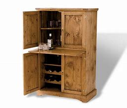 Image result for Amazon Oak Slim Drinks Cabinet