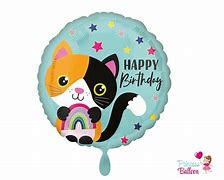 Image result for Birthday Cat Balloons