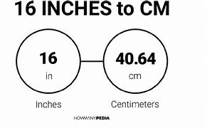 Image result for 16 Cm to Inches