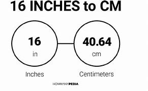 Image result for 16 Centimeters to Inches