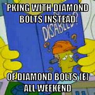 Image result for Diamond Bolt Memes