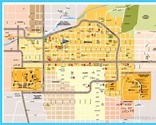 Image result for Mesa AZ Map Arizona Attractions