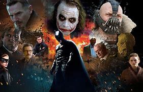 Image result for Batman and Joker Dark Knight Triology