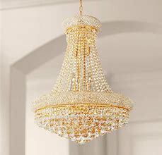 Image result for Gold Crystal Chandelier