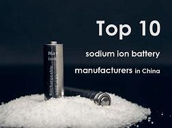 Image result for Sodium Battery Manufacturing