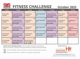 Image result for October Calendar Month Challenge