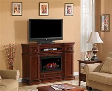 Image result for Fireplace Console Cabinet