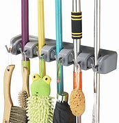Image result for Industrial Wall Mount Broom Holders