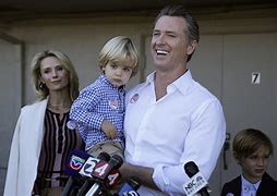 Image result for Gavin Newsom Wife Kids