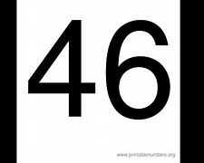 Image result for The Number 46