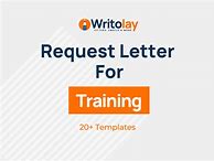 Image result for Training Request Letter Sample