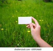 Image result for Holding Visiting Card Mockup