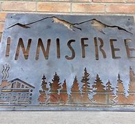 Image result for Rustic Metal Signs