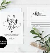 Image result for Baby Advice Cards Free Printable