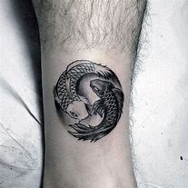 Image result for Yin Yang Koi Tattoo Designs