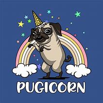 Image result for Backgrounds Pug Unicorn