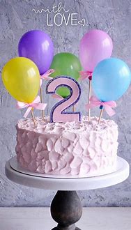 Image result for 2 Birthday Cake for Girls