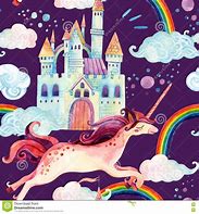 Image result for Unicorn Castle Drawing