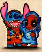 Image result for Deadpool and Stitch Wallpaper