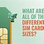 Image result for Standard Sim Card