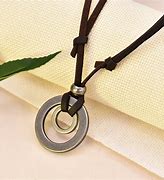 Image result for Elastic Leather Cord Necklace