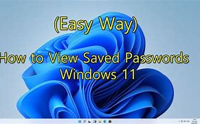 Image result for List Passwords On This Computer