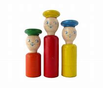 Image result for Wooden People Toys