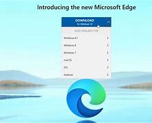 Image result for Microsoft Edge 1.0 Download