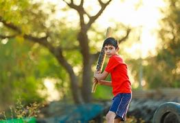 Image result for Child Cricket