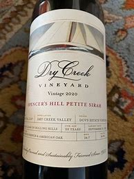 Image result for Dry Creek Petite Sirah Estate Spencer's Hill