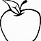 Image result for Half Apple Clip Art Black and White