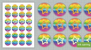 Image result for Rainbow Star Stickers