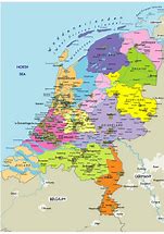Image result for Printable Map of Netherlands