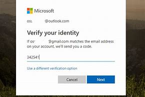 Image result for Microsoft Account Verification Code